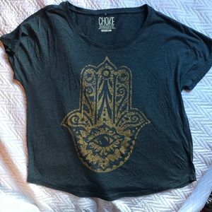 CHOKE hamsa hand tee